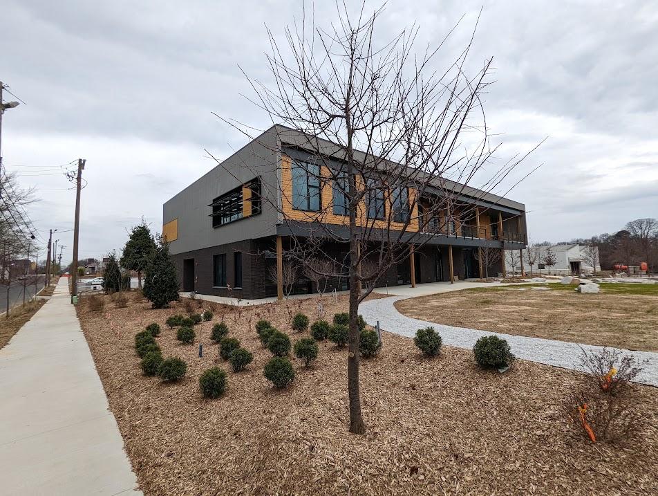 Images Trees Atlanta's modern new headquarters nears completion